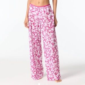 MICHAEL Michael Kors Pull On Pant Cover Up - Monotone Floral NWT M/L